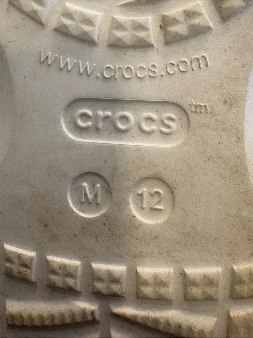 CROCS Women's White Foam Flip Flop Sandals